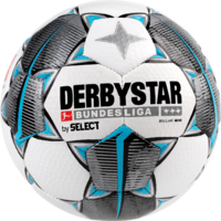Derbystar Mini Voetbal Bundesliga Brillant Mini Wit zwart petrolblauw maat 1 