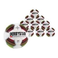 Derbystar Voetbal Hyper Pro TT 1020 10 stuks met gratis ballenzak en pomp