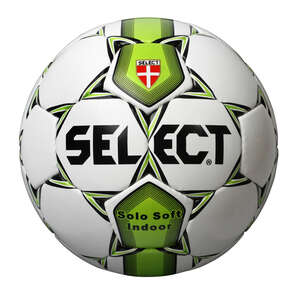 Select Voetbal Solo Soft Indoor Wit groen maat 4