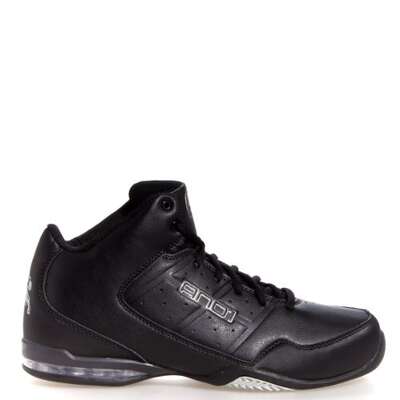 AND1 Basketbalschoen Master Mid Zwart zilver D1060MBBS