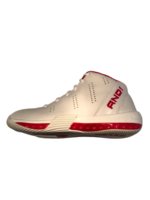 AND1 Basketbalschoen Rebel Mid Wit Rood D129BWR