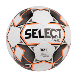 Select Voetbal Futsal Master Shiny Wit Oranje Zwart 1043446061