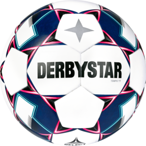 Derbystar Voetbal Tempo TT V22 wit blauw 1179