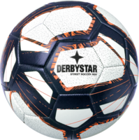 Derbystar Mini Voetbal Mini Ball Street Soccer V22 Wit blauw oranje