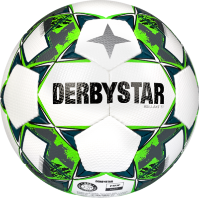 Derbystar Voetbal Brillant TT HS V22 Wit groen grijs 1138