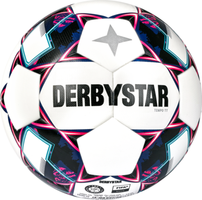 Derbystar Voetbal Tempo TT V22 wit blauw 1179