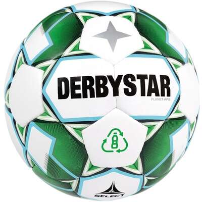 Derbystar Voetbal Planet APS V21 wit groen zwart 1030 