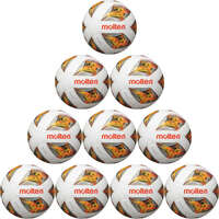 Molten Voetbal Jeugd F5A3129-O S-Light 10 stuks met gratis ballenzak en pomp
