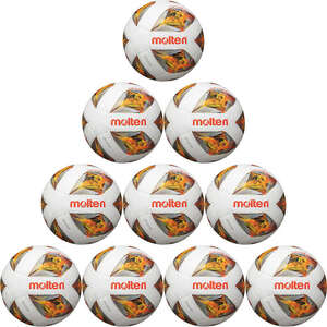Molten Voetbal Jeugd F5A3129-O S-Light 10 stuks met gratis ballenzak en pomp