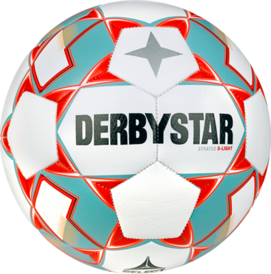 Derbystar Voetbal Stratos V23 S-Light 1044 wit oranje grijs