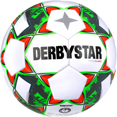 Derbystar Voetbal Junior S-Light V23 wit groen rood 1724