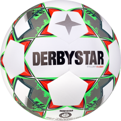 Derbystar Voetbal Brillant S-Light DB V23 wit groen rood 1034