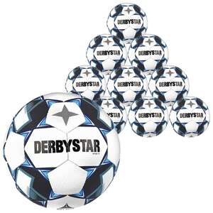Derbystar Voetbal APUS TT V23 1217 10 stuks met gratis ballenzak en pomp