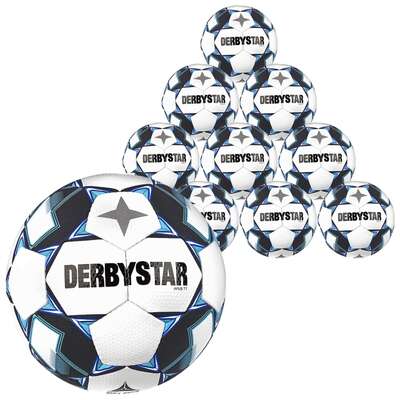 Derbystar Voetbal APUS TT V23 1217 10 stuks met gratis ballenzak en pomp