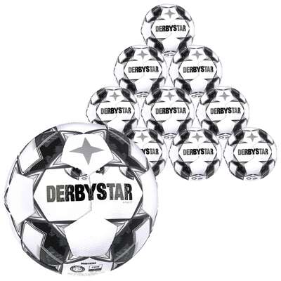 Derbystar Voetbal APUS TT V23 1217 10 stuks met gratis ballenzak en pomp