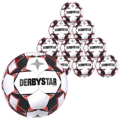 Derbystar Voetbal APUS TT V23 1217 10 stuks met gratis ballenzak en pomp