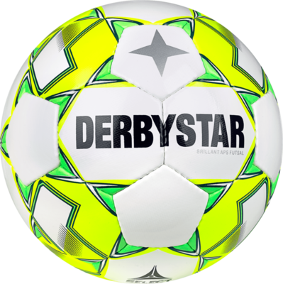 Derbystar Futsal Brilliant APS V23 1550 Wit geel grijs