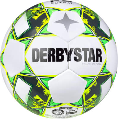 Derbystar Futsal Brilliant APS V23 1550 Wit geel grijs