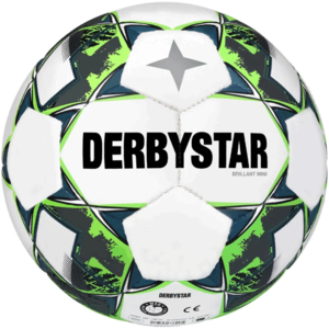 Derbystar Mini Voetbal Wit groen 4315