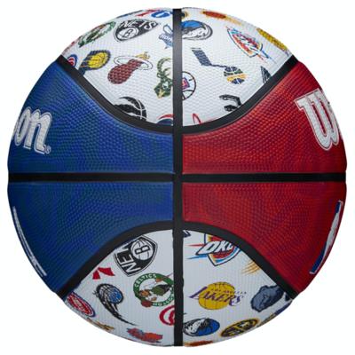 Wilson Basketbal NBA All Team Tribute Wit Rood Blauw