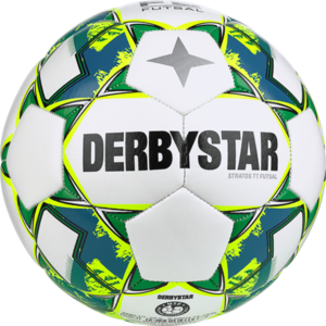 Derbystar Voetbal Futsal Stratos Wit geel blauw 1555