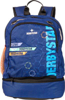 Derbystar Rugzak Kids Navy met bal net 8172