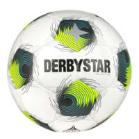 Derbystar Voetbal Brillant TT Wit geel groen V24 1450