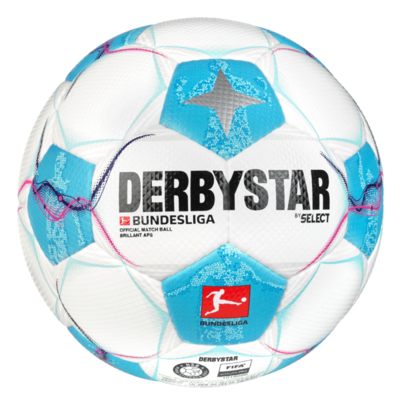 Voetbal Derbystar Brillant APS Bundesliga 23/24 Wit blauw