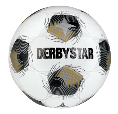 Derbystar Voetbal Brillant TT Wit Goud Zilver V25 1453