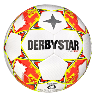 Derbystar Voetbal APUS S-Light DB Wit geel rood V24 1046