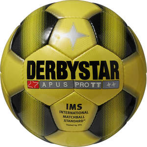 Derbystar Voetbal Apus Pro TT geel/zwart
