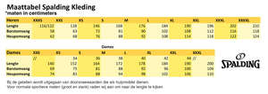 Spalding Sporttas L Tube maattabel