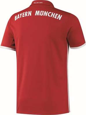 Adidas FC Bayern München thuisshirt 2016/17 rood
