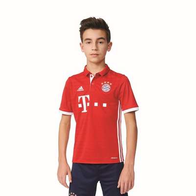 Adidas FC Bayern München Home Youth Jersey 2016/17 rood