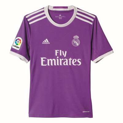 Adidas Real Madrid Away Jersey Kids Purple