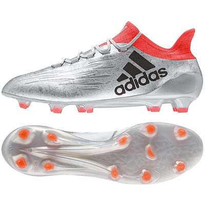 Adidas X 16.1 FG zilver Voetbalschoen