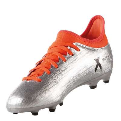 Adidas X 16.3 FG Jr. Silver Voetbalschoen