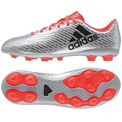 Adidas X 16.4 FXG Jr. Silver Voetbalschoen