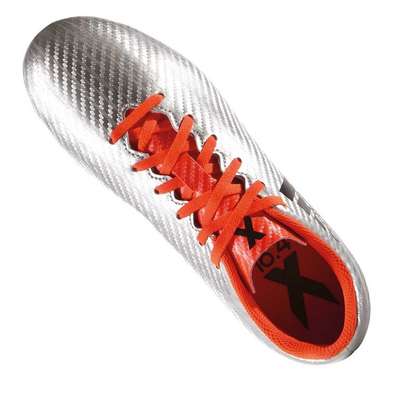 Adidas X 16.4 FXG Jr. Silver Voetbalschoen