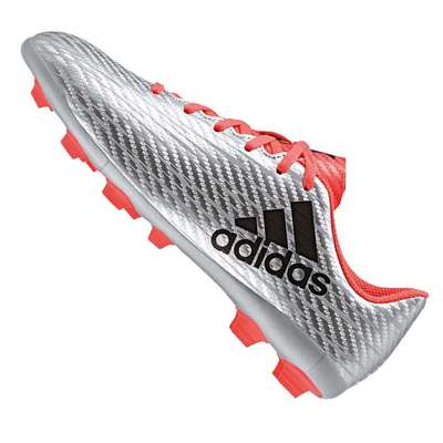 Adidas X 16.4 FXG Jr. Silver Voetbalschoen