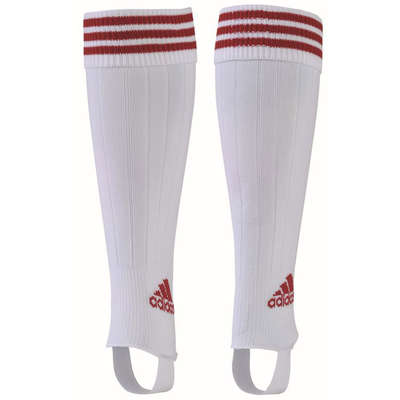 Adidas 3 Stripe Stirrup Stutzen Wit/Rood