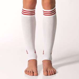 Adidas 3 Stripe Stirrup Stutzen Wit/Rood