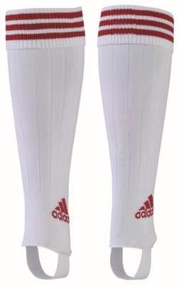 Adidas 3 Stripe Stirrup Stutzen Wit/Rood