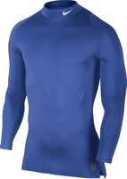 Nike Cool Compression LS Mock Top Blue
