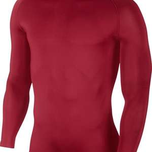Nike Cool Compression LS Mock Top Red