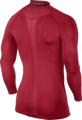 Nike Cool Compression LS Mock Top Red