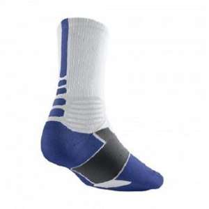 Nike Basketbal Sokken Hyperelite Wit/Blauw