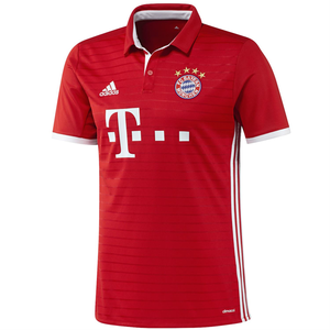Adidas FC Bayern München thuisshirt 2016/17 rood