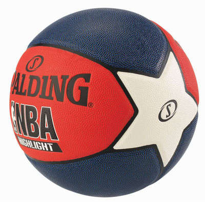 Spalding NBA Highlight Outdoor Basketbal Rood/Blauw