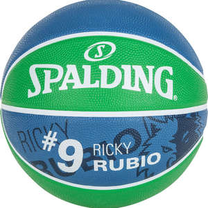 Spalding Basketbal NBA Ricky Rubio Groen/Navy